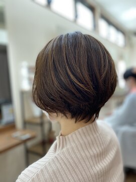 ヘアーミックス ニット(hair mix nitt) 大人感UP！ひし形ショート