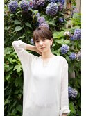 マロンベージュで柔らかニュアンスマッシュショート・・担当KAYO