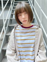 美髪/ホワイトグレージュ/大人かわいい/こなれミディ[銀座]