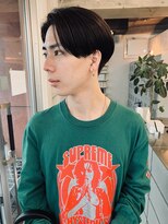 バイフィフス 原宿/表参道(by fifth)&nbsp;◇センターパート 韓国ヘア ニュアンスパーマ トランクスヘア