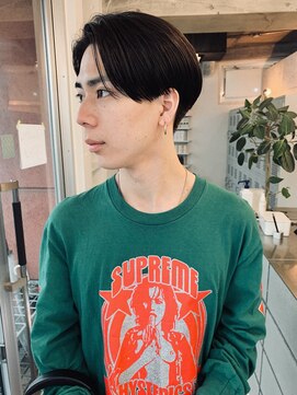 バイフィフス 原宿/表参道(by fifth) ◇センターパート 韓国ヘア ニュアンスパーマ トランクスヘア