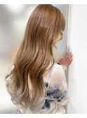 ハイトーンハイライト☆透け感ヘア