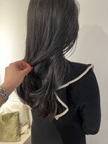 【鈴木那奈】ダークグレーカラー
