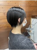 黒髪マッシュ×くびれヘア