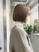 ロビン アンド ダルク(robin&darc) 【robin】【darc】ブリーチ/グレージュニュアンスボブ