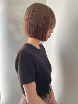 ガリカ 博多(Gallica) 大人可愛いミニボブ/切りっぱなし/ぱつっとボブ/ショートボブ