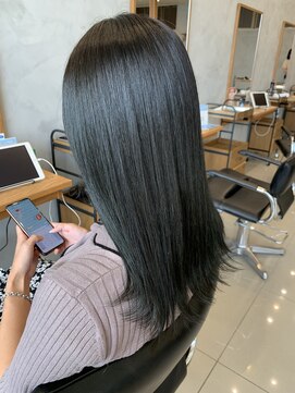 カノエ 福岡香椎店(canoe) 韓国スタイル/オリーブカラー/艶髪/髪質改善縮毛矯正/香椎/千早