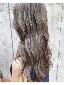 グロウバイニューヨークニューヨーク(Grow by NYNY) 【打越】ロング×アッシュグレージュ