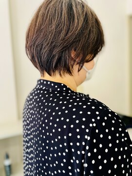 メモリーズ 水天宮前店(Memories) 大人可愛い30代40代50ショートボブショート丸みショート