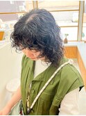 スパイラルパーマ クルクル ウルフ