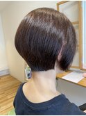 ショート前下がり