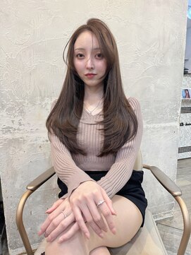 アンジェリカラボ 梅田店(ANGELICA LABO) トレンドワンカール×韓国ヘア×ザクザクレイヤー〔川又〕