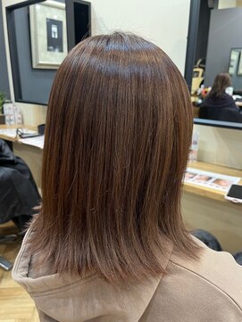 アルター(aL ter) ［切りっぱなしボブ/エアリーロング/美髪/ピンクブラウン/鎌取］