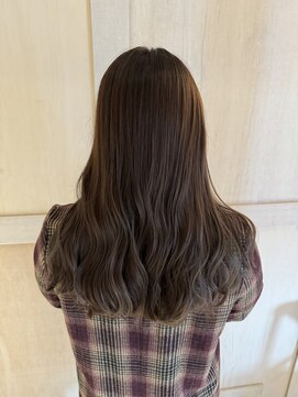 ホウム 清澄白河(HOUM.) 上品な透け感ピンクブラウンカラー30代40代大人女性