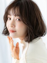 ドクターズ サロン ラブ(Dr's Salon LAB)&nbsp;大人かわいいシースルーバングゆるふわミディe古河20代30代40代