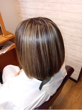 ブレイク 三重四日市店(BREK) BREK/メルティカラー/バレイヤージュ（ボブ）