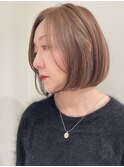 ハイライトバレイヤージュダブルカラーケアブリーチ20代30代