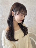 アンニュ(annuy)&nbsp;【annuy_mizuki】 顔まわりカット/透明感カラー／韓国巻き