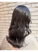 透明感グレージュカラー