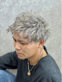 アクア 白石店(AQUA)の写真/《白石/駐車場有》新規/学割クーポン有☆リーズナブルな価格でトレンドスタイルが叶う◎[メンズ/ブリーチ]