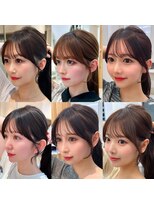 コア 銀座(COA)&nbsp;大人可愛い前髪顔まわり銀座似合わせ小顔カット薄め顔周り