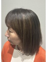 フラッシュ 春日井店&nbsp;白髪ぼかしハイライト