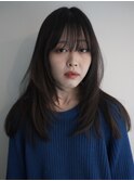 天神大名顔周りレイヤーカットミディアムボブタッセルボブ今泉