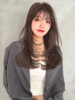 ロンド ジュルード 名古屋(Lond jeloud) ワンカールで決まる今時レイヤー 前髪 縮毛矯正 学割