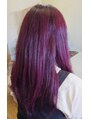 髪化粧 トラスト(trust) いつもR系カラーをご希望のお客様少しvioletに傾けてみました