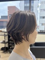 ハーツ(Heart's)&nbsp;大人ショート×白髪ぼかしカラー40代50代60代