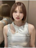 暗めカラー/韓国レイヤー/マロンベージュ/くすみベージュ/池袋