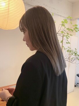 切りっぱなし/ホワイトベージュ