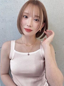 リス バイ ソヨン(Lis by SOYON) 似合わせカット/ショートボブ/大人ガーリー/ココアベージュ/s99