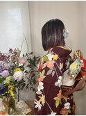 成人式着付けヘアセットメイク