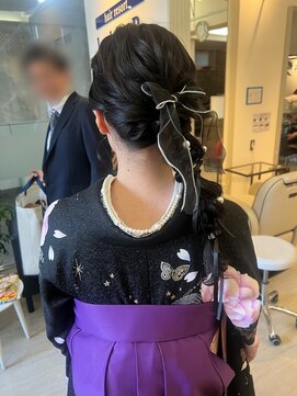 ヘアーリゾートラシックアールプラス(hair resort lachiq R+) 学生◇袴着付・ヘアセット