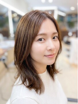 ビーワンヘアー 藤井寺 土師ノ里(B1hair) 愛されミディアム