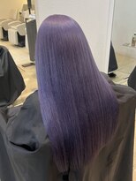 タイドヘアー 茨木2号店(TIDE HAIR) パープルカラー