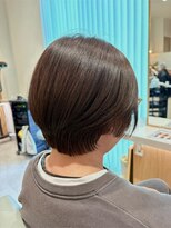 アビエブラン 若江岩田(abije blanc)&nbsp;丸みショート×ナチュラルブラウン【若江岩田】