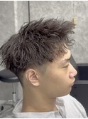ツイストスパイラルジェットアップバング