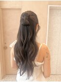 【博多】ヘアセット/カチモリヘア/リボンヘア/ハーフアップ
