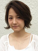 ベルヘアー 岩国店(Bell hair)&nbsp;お手入れ簡単ソフトマニッシュショートボブ