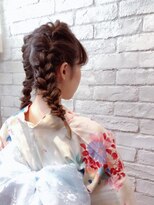 ペイジバイネオリーブ 吉祥寺店(Paige by Neolive)&nbsp;浴衣着付けツインテール編み込みアレンジ