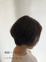 フォルムヘアデザイン(FORME hair design) 《FORME hair design代表　澤田》極細ハイライト(ショートボブ)