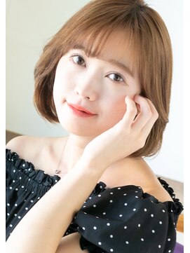 ヌーン ヘアメイク プラス ハッピータイムズ(NOON hair make+happy times) 耳かけ☆透明感イルミナアッシュベージュ 中野ヌーンstyle120