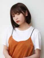 マイラ 銀座(myla)&nbsp;【田村】大人可愛い小顔モテ髪黒髮エアリーミディ春ボブ20代30代