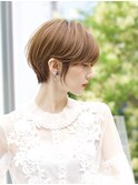 オリーブカラー、ハイライトカラー、セミウェットウェーブtaku
