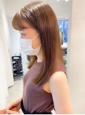 ブリーチなし/髪質改善/ミストバング/くすみカラー/艶髪