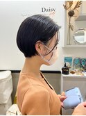 前髪なしショート 前下がりショート 天神 大名 Daisy deux