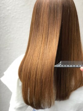 ヌール(Nuru) ハイトーン髪質改善/オレンジゴールド