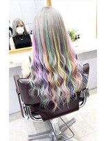 ディーシー 池袋(D.C)&nbsp;シルバーカラー/シールエクステ/原色ハイライト/ブリーチカラー